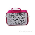 Portable insulated lunch tote bag for kids/